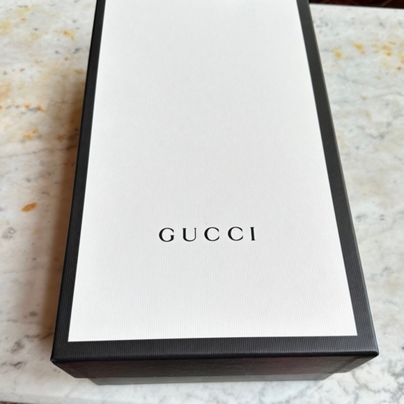 Gucci Web Men's Rubber Slide Sandal - White Rubber, US 6.5 - Picture 7 of 9